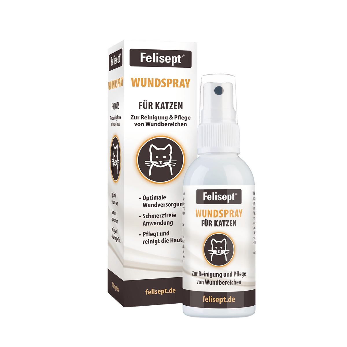 Felisept Wundspray - Zur Reinigung und Pflege von Wundbereichen für Katzen
